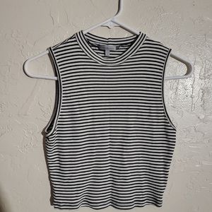 Charlotte Russe B&W Crop Top